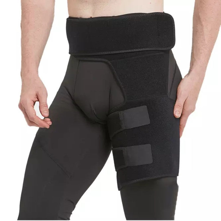 Fitness Leg Guard Groin Belt Leg Guard Waist Guard Anti-muscle Strain Hip Belt